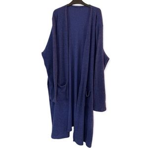 Long Line Royal Blue Cardigan